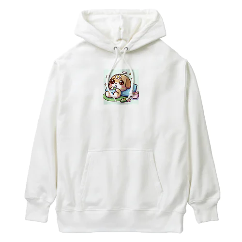 癒されるゆるカワ犬グッズ Heavyweight Hoodie