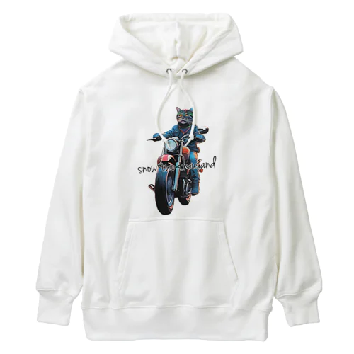 ワイルド夢ネコ Heavyweight Hoodie