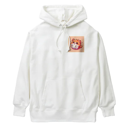 まんまるこねこ Heavyweight Hoodie