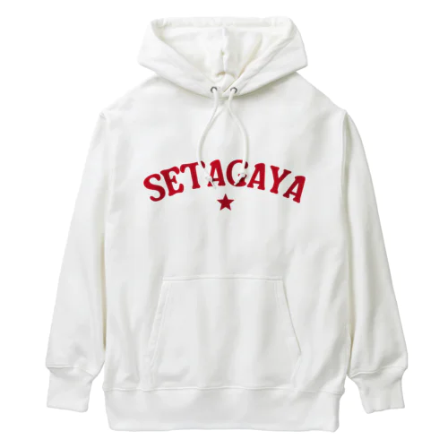 世田谷グッズ　レッドロゴ（setagaya item） Heavyweight Hoodie