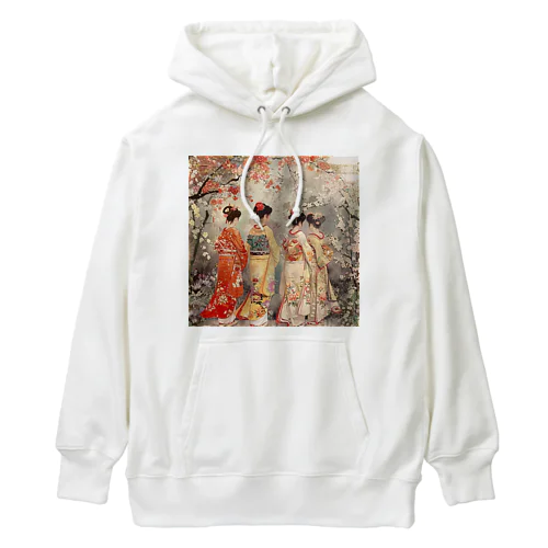 優雅な花見桜の花満開　なでしこ1478 Heavyweight Hoodie