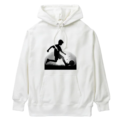 サッカー少年２ Heavyweight Hoodie