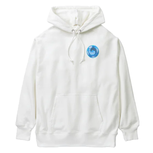 太陰大極イルカの宝石 Heavyweight Hoodie