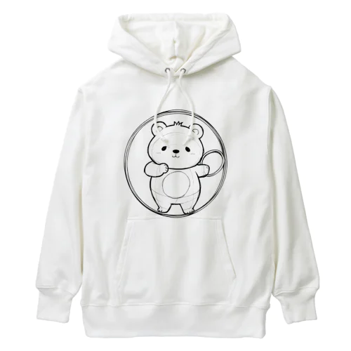 かわいいクマ Heavyweight Hoodie