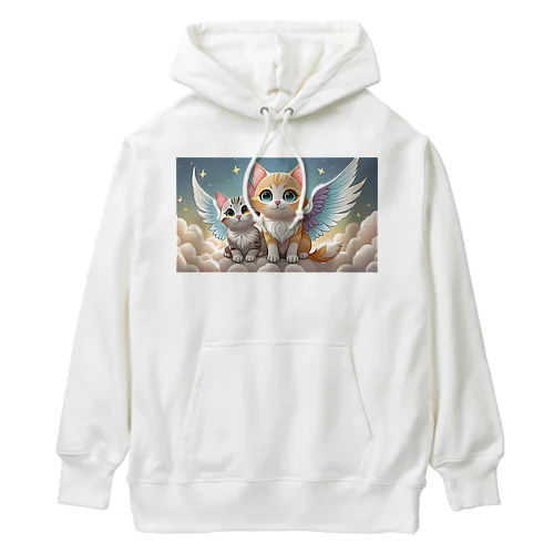 Angel cat🐾໒꒱ Heavyweight Hoodie