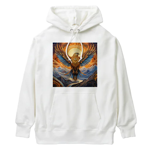 神々しい鷹・シンボルマーク2 Heavyweight Hoodie