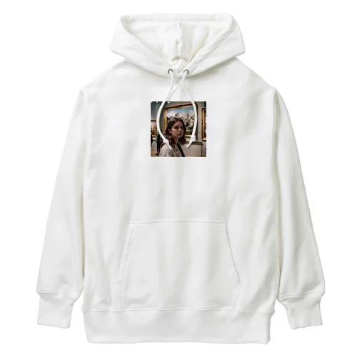 美術館にて Heavyweight Hoodie