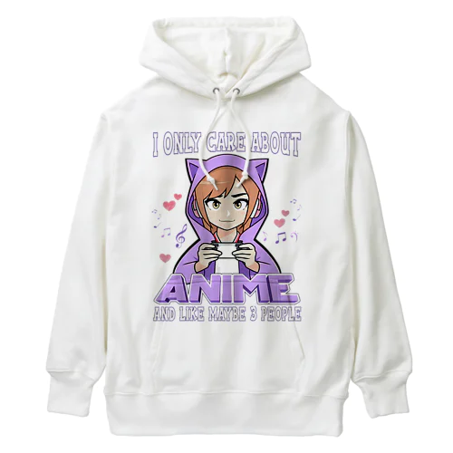 アニメガール - アニメと多分3人くらいしか興味がない Heavyweight Hoodie