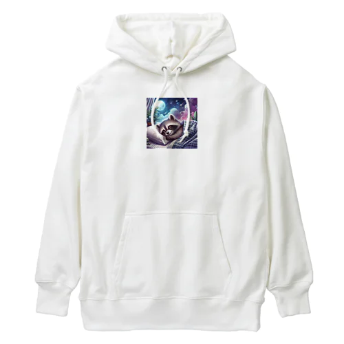 オヤスミアライグマクン Heavyweight Hoodie