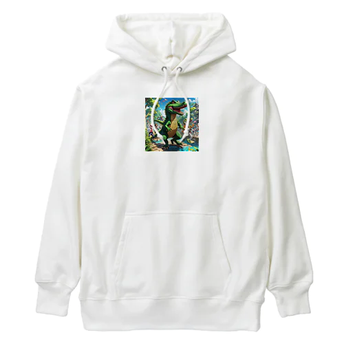 踊ってるワニ Heavyweight Hoodie