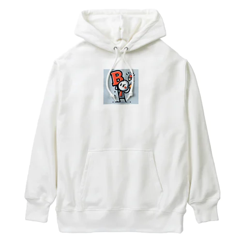 考えるB棒 Heavyweight Hoodie