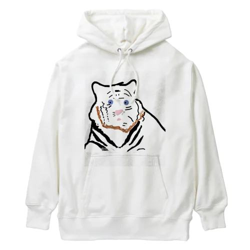 ホワイトタイガー Heavyweight Hoodie