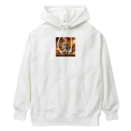 わんこがサウナ Heavyweight Hoodie