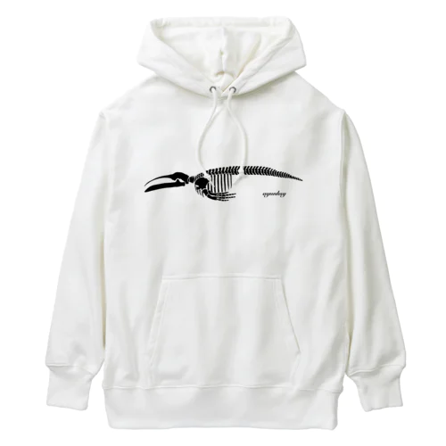 シロナガスクジラ標本 Heavyweight Hoodie