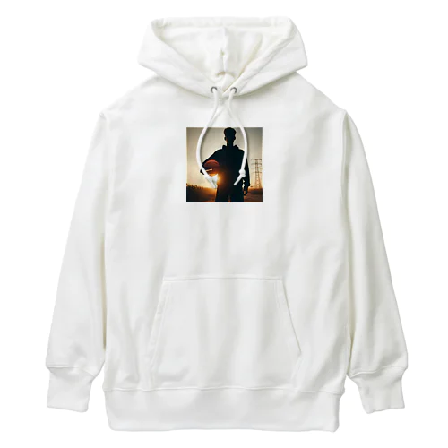 バスケットマンシルエット2 Heavyweight Hoodie