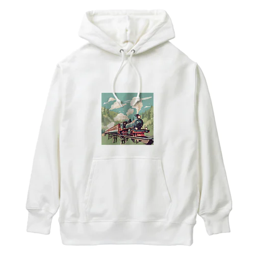 可愛い機関車 Heavyweight Hoodie