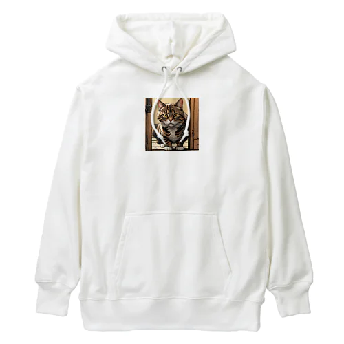 覗き猫ちゃん Heavyweight Hoodie