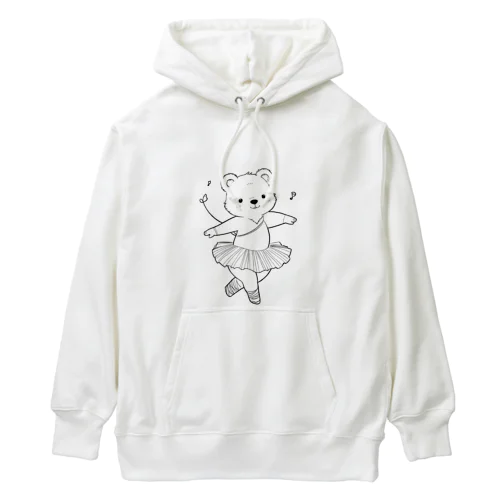 かわいいクマ Heavyweight Hoodie