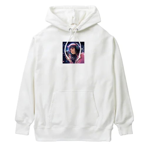 音楽好き女の子 Heavyweight Hoodie