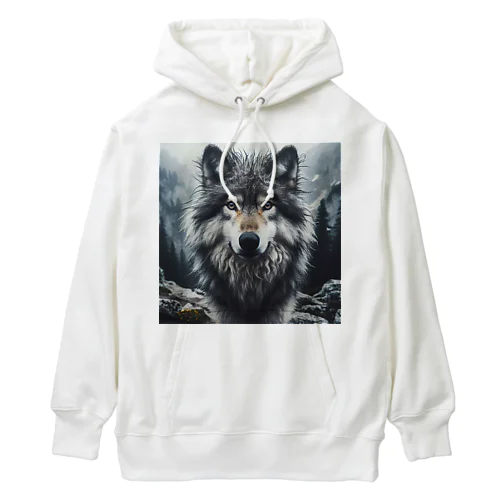 オオカミ　森の番人 Heavyweight Hoodie