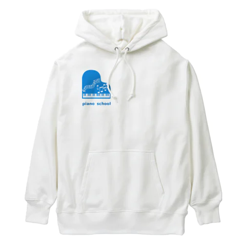 涼しげブル〜piano school Heavyweight Hoodie