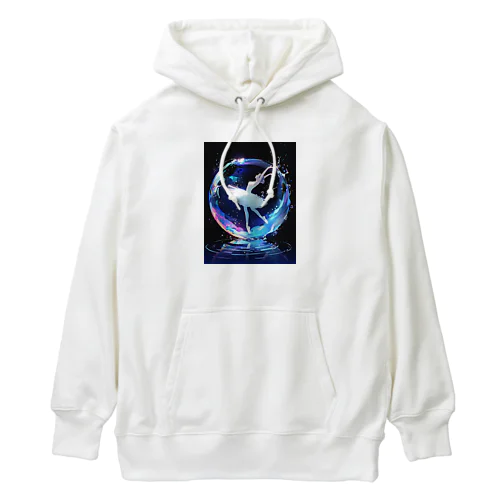 シャボン玉の中のバレリーナ　BLUE PLUM  691 Heavyweight Hoodie