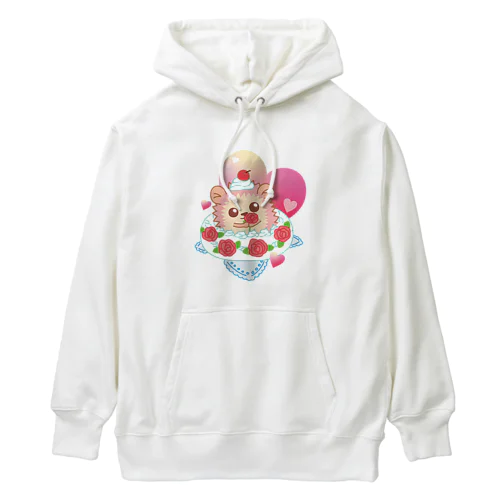 ローズケーキハリネズミ Heavyweight Hoodie