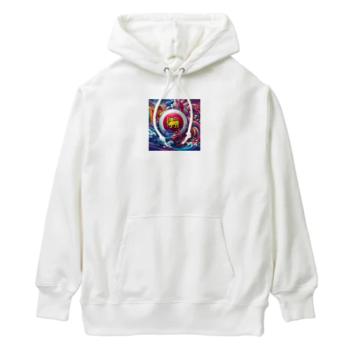 日本とスリランカの国旗融合してみた！ Heavyweight Hoodie