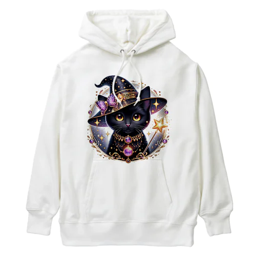 黒猫の魔法使い Heavyweight Hoodie