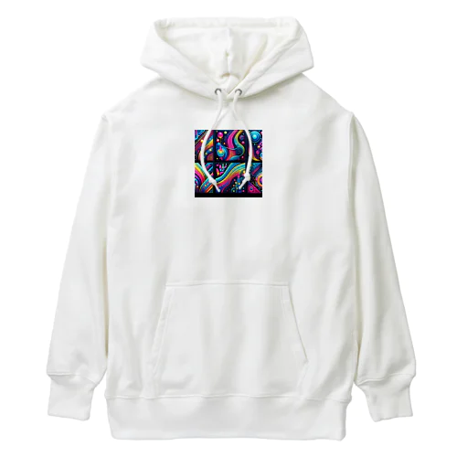 幾何学的なデザイン Heavyweight Hoodie