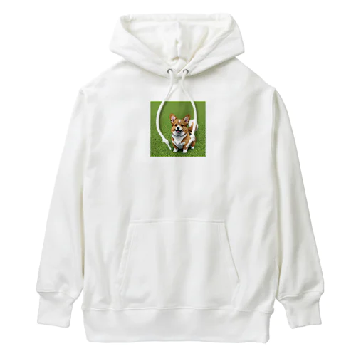 ドット絵のコーギー Heavyweight Hoodie