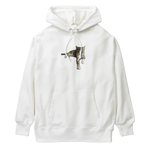 リラックス猫ちゃん Heavyweight Hoodie