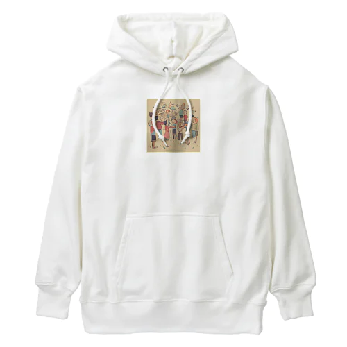 人と分かち合う喜びが人生を豊かにする Heavyweight Hoodie