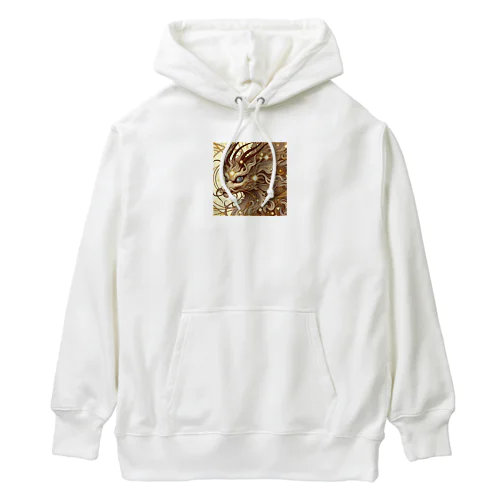 金色に輝く麒麟 Heavyweight Hoodie