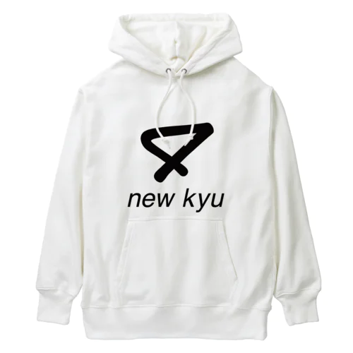 new kyu ロゴ Heavyweight Hoodie