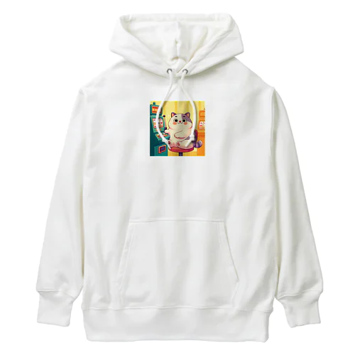 博打が好きニャー Heavyweight Hoodie