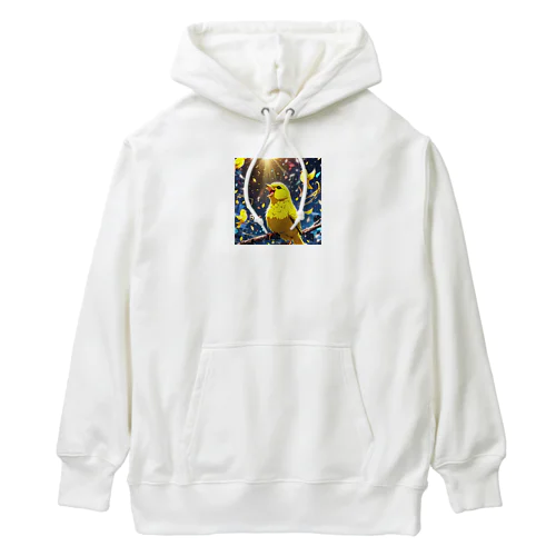 オーケストラ演奏インコ Heavyweight Hoodie