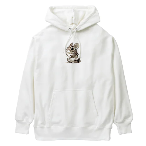 変わった模様のパイドデグーちゃん Heavyweight Hoodie