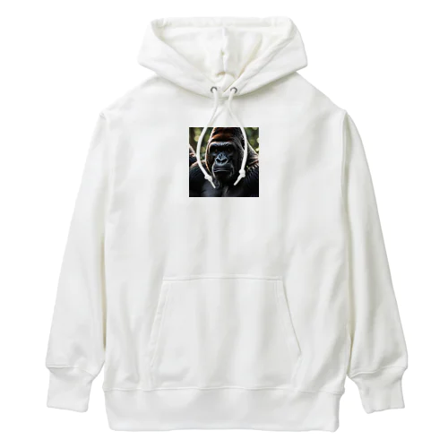 一途なゴリラ Heavyweight Hoodie