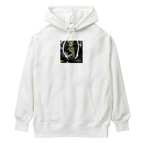 社交的なゴリラ Heavyweight Hoodie