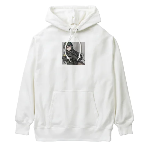 戦う乙女シリーズ 黒瀬 かなた Heavyweight Hoodie