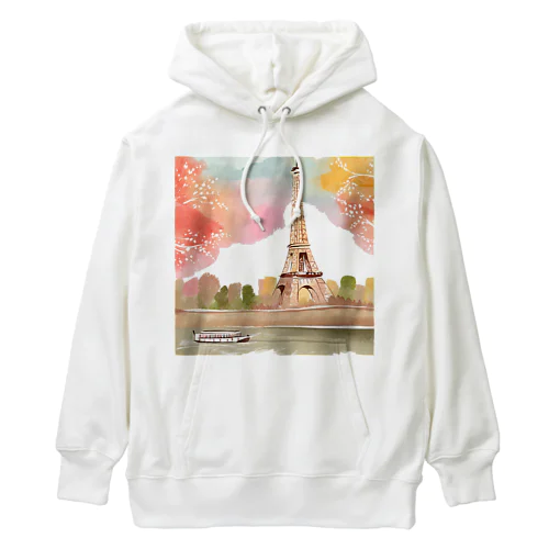 paris spring Heavyweight Hoodie