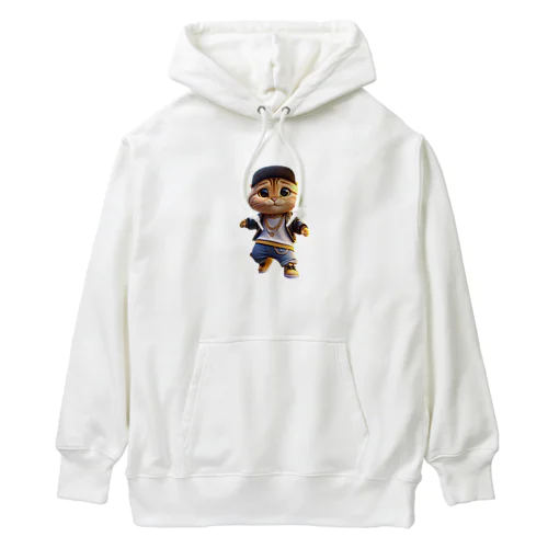 ニューヨーク・キャットスタイル：踊るゴールデン Heavyweight Hoodie