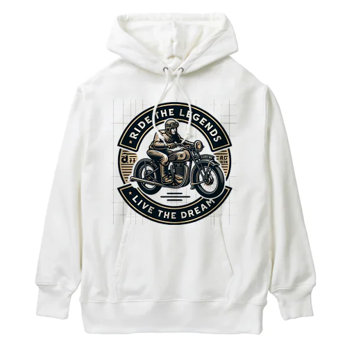 Ride the legends  Heavyweight Hoodie