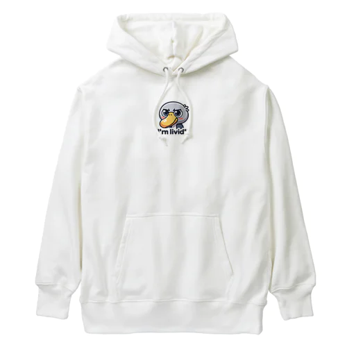 激おこハシビロコウその② Heavyweight Hoodie