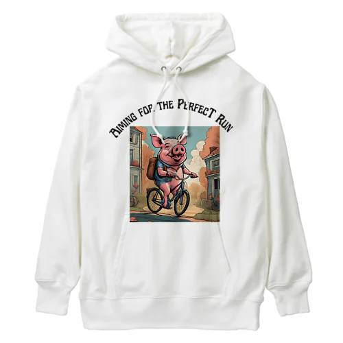 豚と自転車 Heavyweight Hoodie