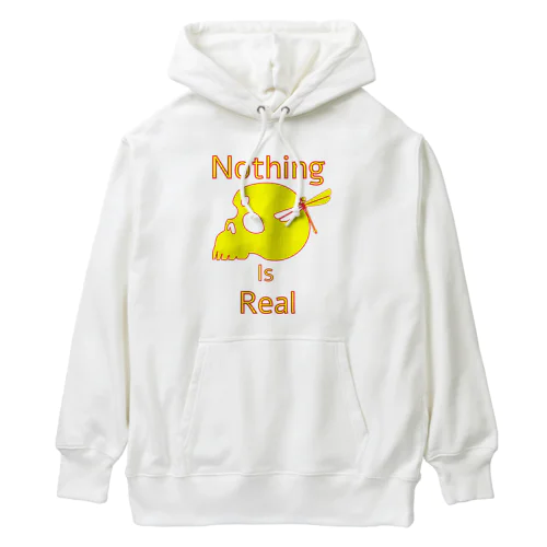 Nothing Is Real.（黄色） ヘビーウェイトパーカー