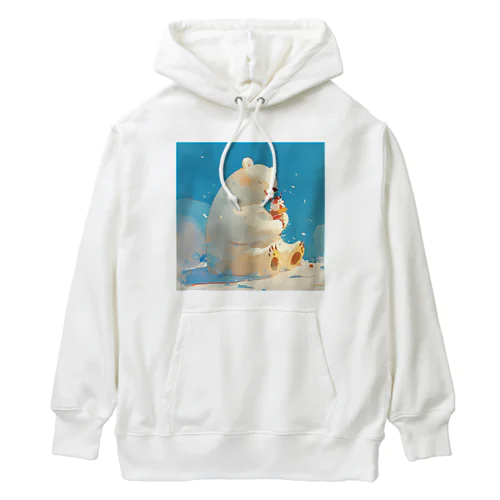 シロクマくんのおやつ Heavyweight Hoodie