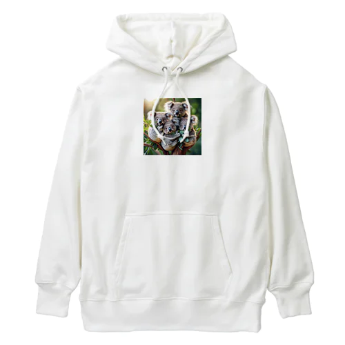 大自然の中で優雅な時間を過ごすコワラ① Heavyweight Hoodie