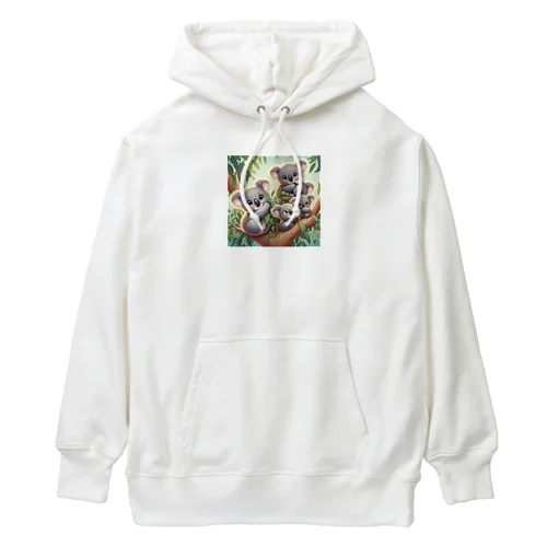 大自然の中で優雅な時間を過ごすコワラ④ Heavyweight Hoodie